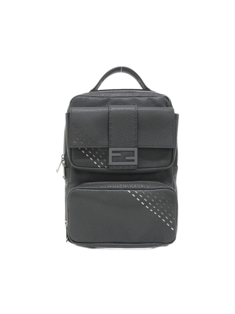 Fendi Selleria Backpack Silver